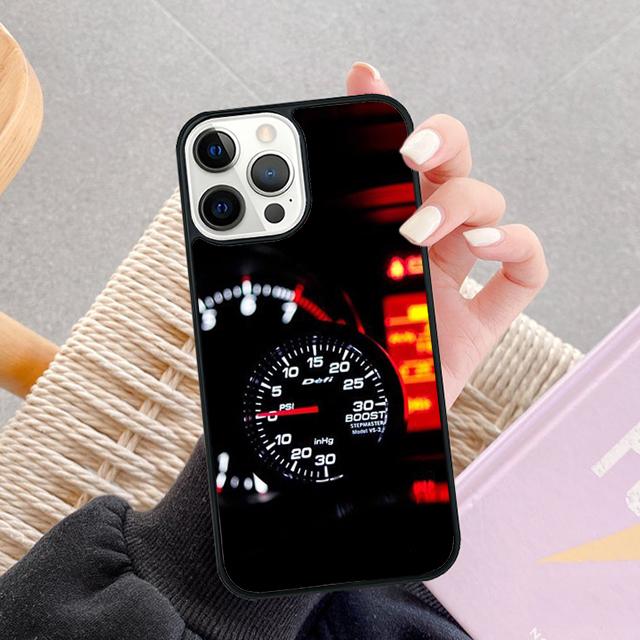 Speedometer Car Phone Case For Apple iPhone 17 Air Pro Max Plus Coque For iPhone 17 Air 14 15 16 13 12 Max Cover
