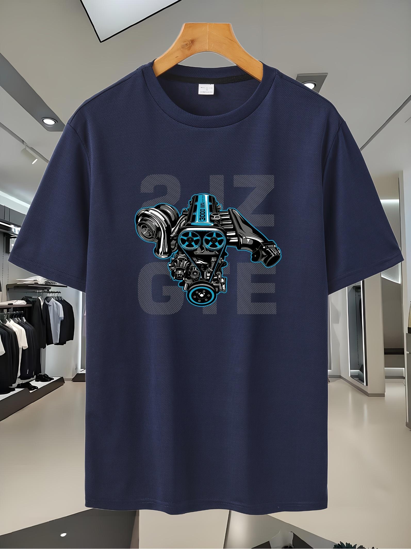 

2-in-1 Gym & Casual T-shirt | Breathable Mesh V-Neck with GIVE Print | Short Sleeve XL