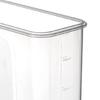 Multipurpose 4L Clear Food Storage Bin With Sealed Lid For Bulk Grains Bean And Kitchen Supplies