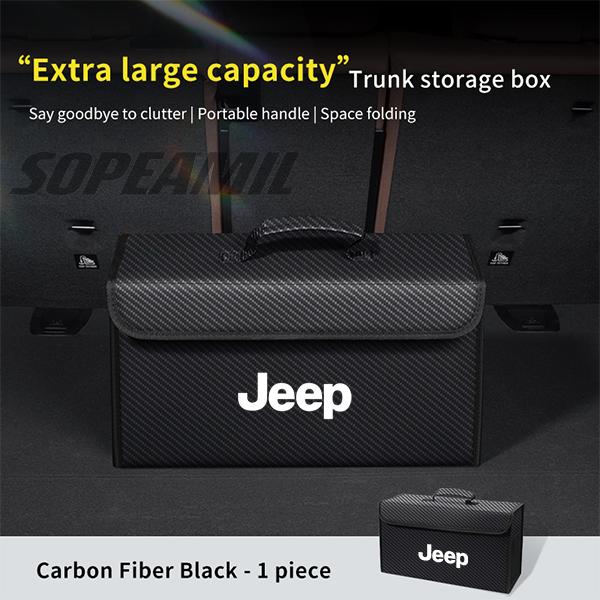 For Jeep Wrangler Renegade Patriot Grand Cherokee Compass Gladiator Car Trunk Storage Box Organizer Foldable Stowing Tidying Bag
