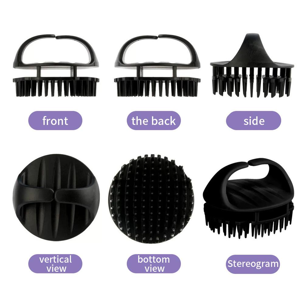 1PC Silicone Massage Comb Shampoo Comb - Suitable for both dry and wet use, gentle and non irritating - Suitable for home massag