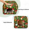 Guinea Pig Hideout Washable Guinea Pigs Hiding House Habitats Cozy Bunny Rabbit Bed for Small Pet Hamster Chinchilla Accessories