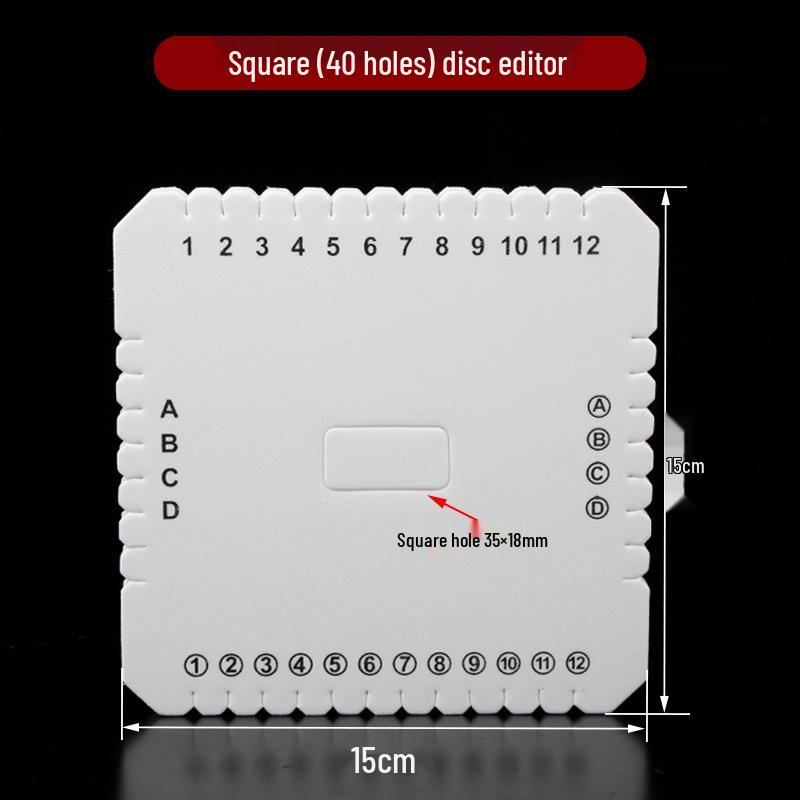 EVA Foam Craft Weaving Discs: Round, Square, White Winding Discs
