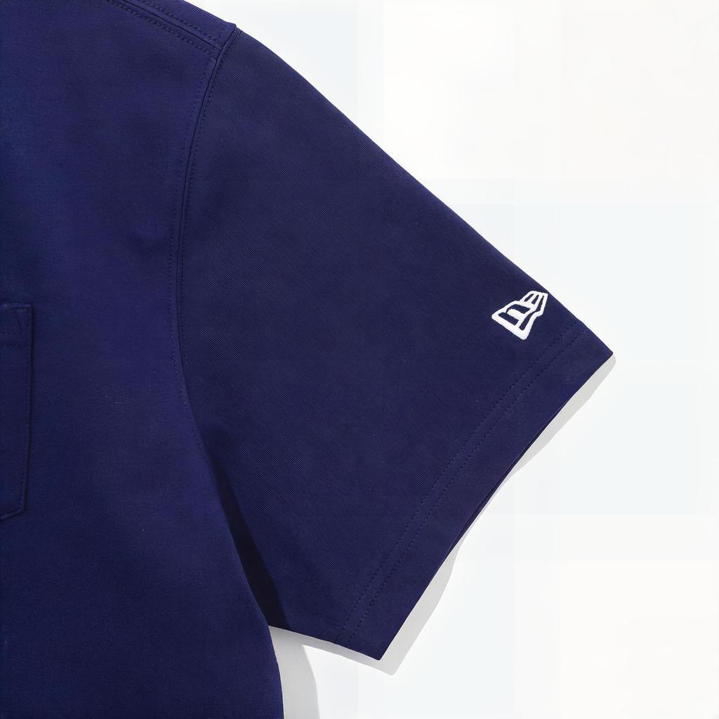 New Era MLB Los Angeles Dodgers Embroidered Pocket Short Sleeve T-Shirt Unisex Tops Navy-Blue 14405333