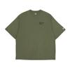 Oversized Typography Olive M S/S T-Shirt