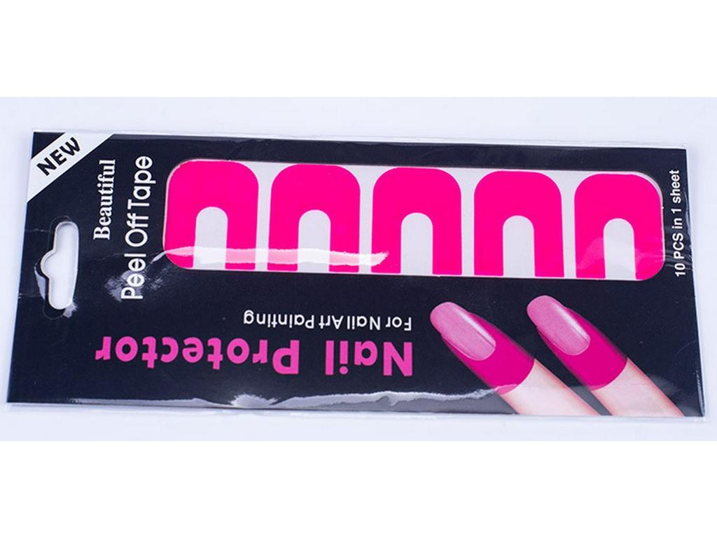 U-Shaped Anti-Spill Nail Art Stickers