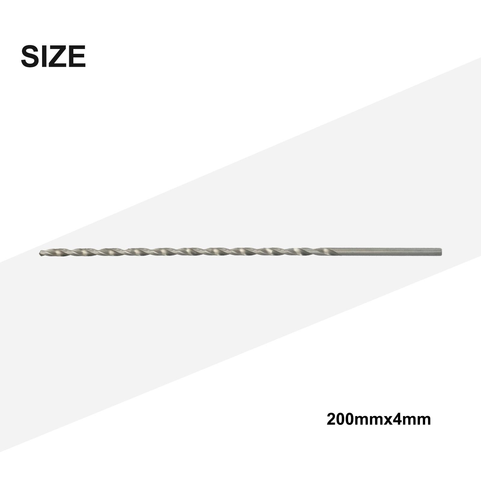 

Drill Bits Extra Long High Abrasion Resistance High Speed Steel 4*200mm