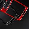 For BMW 1 Series E82 E88 2008 2009-2013 Accessories Soft Carbon Fiber Car Center Air Outlet Vent Cover Sticker Interior Trim
