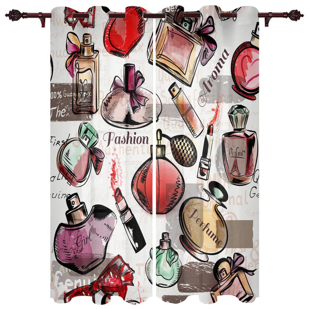 Žena Kosmetika Lak na nehty Okenní závěs do ložnice Domácí dekorace Závěs na pozadí do obývacího pokoje Kuchyňský závěs