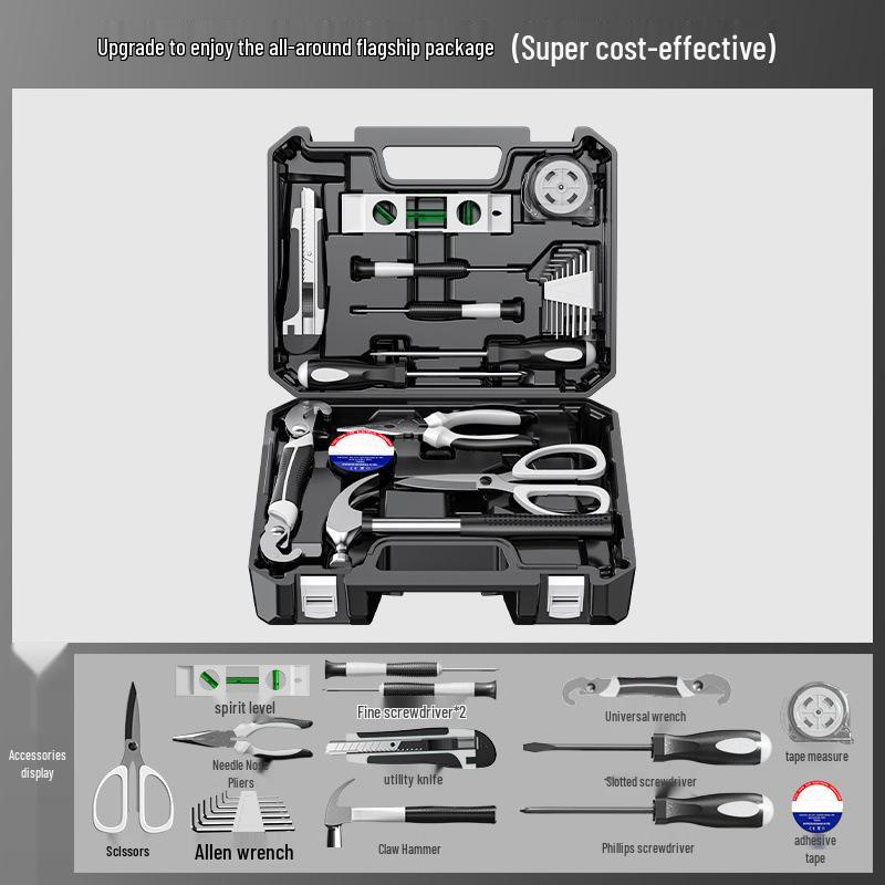Royal Household Hardware & Woodworking Toolbox Set