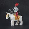 Middelalderen Figurer Riddere Krigshest Tungt Kavaleri Krigere Krigshest Byggeklosser Klosser Leker For Barn gave