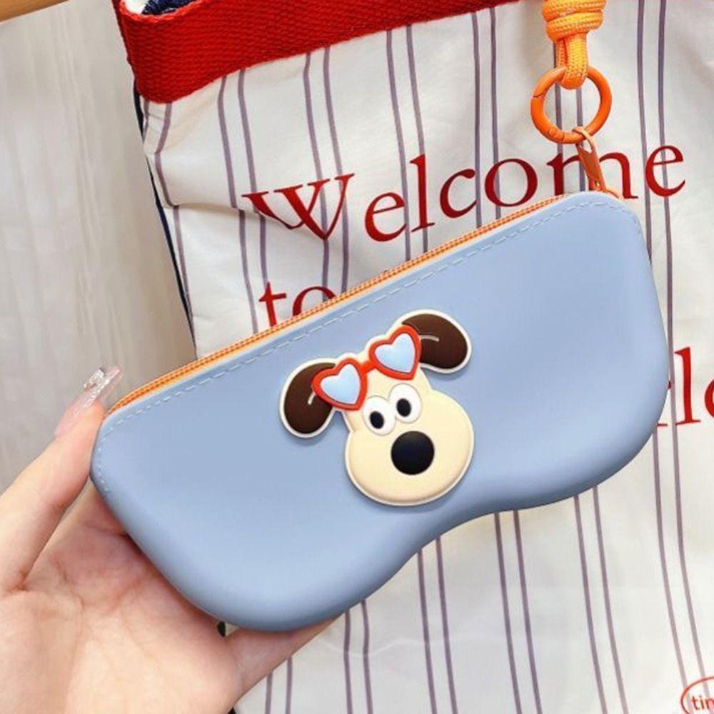Portable Multifunctional Glasses Bag Dustproof Silicone Small Items Bags Waterproof Eyeglasses Box
