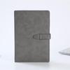 Customizable Color-Changing PU Leather Business Notebook with Buckle - B5 Size
