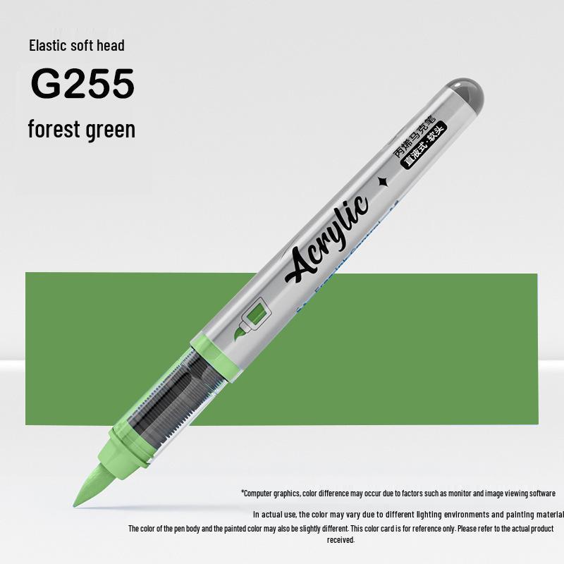 Jinzhi Liquid Acrylic Marker Pen - Soft Tip, Opaque, Large Capacity, Stackable Colors