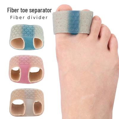 Unisex Double Hole Toe Sleeve Separator for Bunions and Overlapping Toes