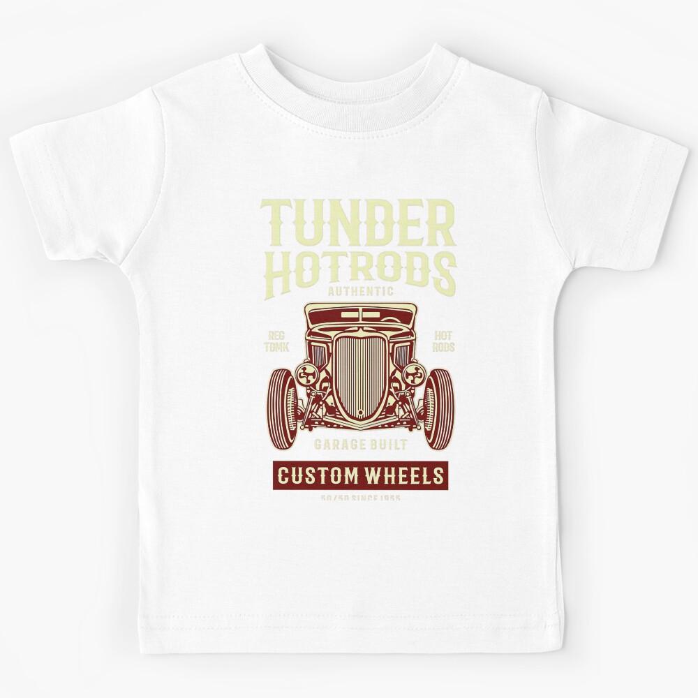 Muscle Hot Rod Drag Vintage Racing Car Kids T-Shirt 100