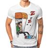Camiseta Fresca para Hombre y Mujer Gaston Lagaffe Camisetas de Algodón Estampadas Moda Tops Sueltos Calle Manga Corta
