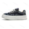 Fashion 2025 Spring Men's Low Top Denim Casual Sports Shoes Fashion Versatile Height Increase Breathable Daily Chunky Sneakers for Men