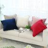 Home Solid Color Simple Throw Pillow Cover Velvet Cushion Cover Decorative Fur Ball Cushion Coreless