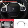 Car Accessories for Peugeot 4008 5008 2018 2019 2020 2026 Steering Wheel Trim Decorative Frame Sequins Stickers