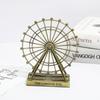 Metal Art Figurine Retro Ferris Wheel Model Crafts London Eye Ornament  Desk