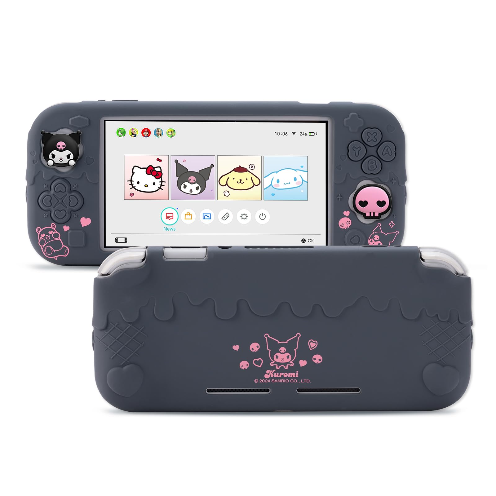 

Kuitmor Switch Lite Switch Lite Switch Lite Full Scratch Dirt Совместимость с Switch Easy to TPU Stick Covers Cover, Cover, Protection, Thin, чёрный