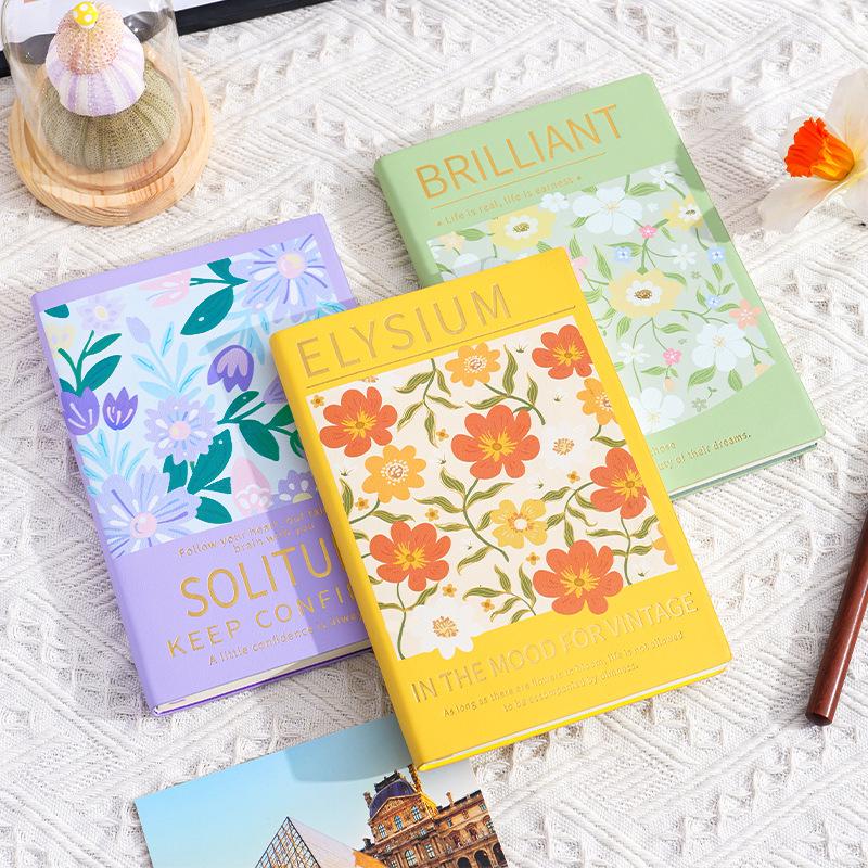 A5 Retro Travel Stamp & Art Planner Notebook for Students