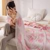Class A Cotton Six-layer Gauze Throw Blanket Machine Washable Towel Quilt Summer Air Conditioning Cool Quilt Soft Breathable Sofa Cover Blanket Home