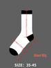 Custom 3D Logo Couple Mid-Calf Socks - Creative Autumn/Winter Trend, Personalized Design with Image