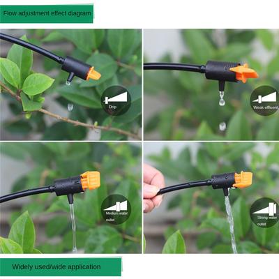 Water Dropper Adjustable Rate Adapt To Different Forms Of Applications Engineering Plastic Material Precision Irrigation