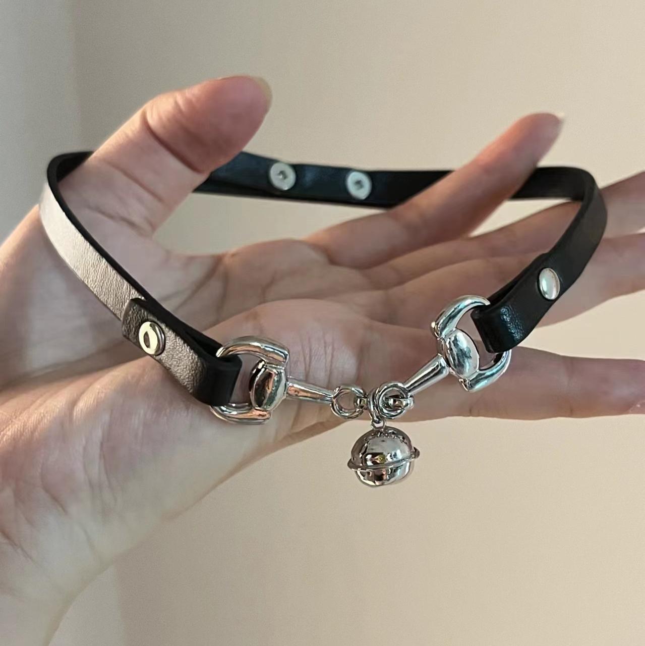 Черный кожаный (ПУ) чокер-ожерелье для женщин и мужчин, крутой, панк, готический, с шипами, байкерский чокер, воротник из ПУ кожи, шипованное, рок-ожерелье