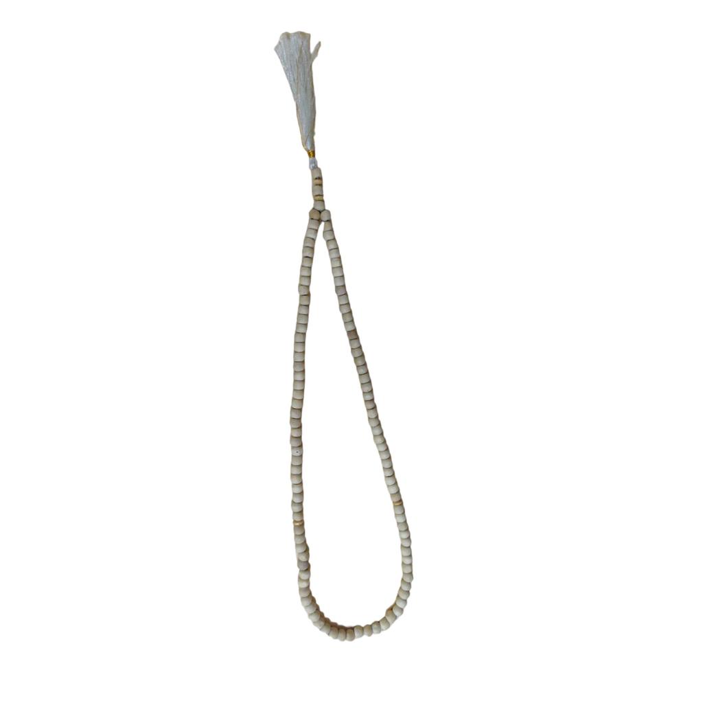 @ Indian Traditional Wooden Tulsi Mala With Thread Tassel For Jaap Zr964-60%Off
