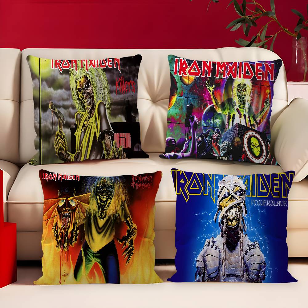 Band I-Iron Cool M-Maiden Pillow Cover Design Cushion Cover Decor Holiday Decorati