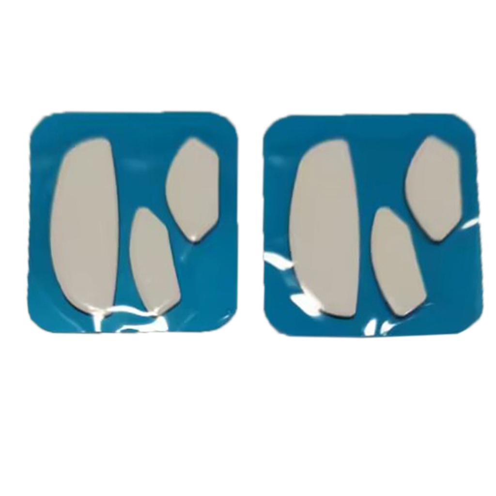 2Set Mouse Feet Mouse Skates Stickers Pad Rounded Glides Curved Edge Mouse Feet Replacement for Steel series Rival 310