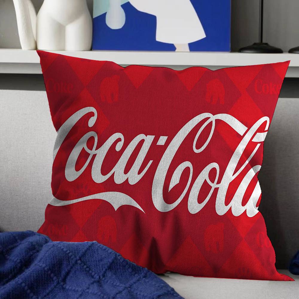 

C-COCA-COLAS Наволочка для подушки Наволочка Оббивка Диван Декоративна подушка Домашній декор Наволочка 18x18Inch