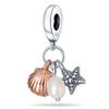 copper Sea Glow Fish Shell Charm Collection Bead Charms Ideal For 3mm Authentic Bracelets Do It Yourself Making Jewellery Birthday Gift