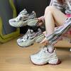 Korean version of the new dad shoes for women 2025 spring student sports running shoes casual shoes platform height increase FB9962