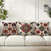 Vintage Floral Paisley Pattern Pillow CoversLiving Room Sofa Cushion Cover, Soft and Comfortable, Bedroom Room Decoration