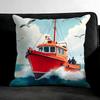 Ships Cushion Cover Pillowcase Ultra Soft Skin Friendly Fabric Cloud Like Comfort & Concealed Zipper