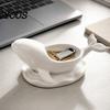 Functional Resin Whale Figurine 3D Printed Shaped Storage Bowl, Ocean Theme Jewelry Tray for Entryway Key Organizer Vanity, Multifunctional