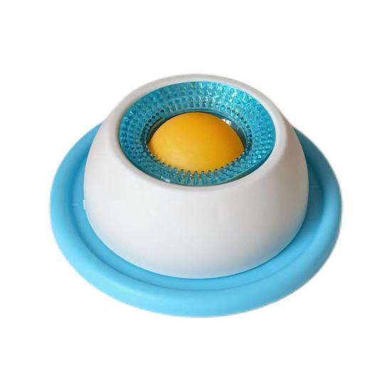 Bol de Lins pentru Animale de Companie Distribuitor de Recompense Lichide Minge de Lins pentru Câini Antiderapant Hrănitor Lent cu Minge Rotativă