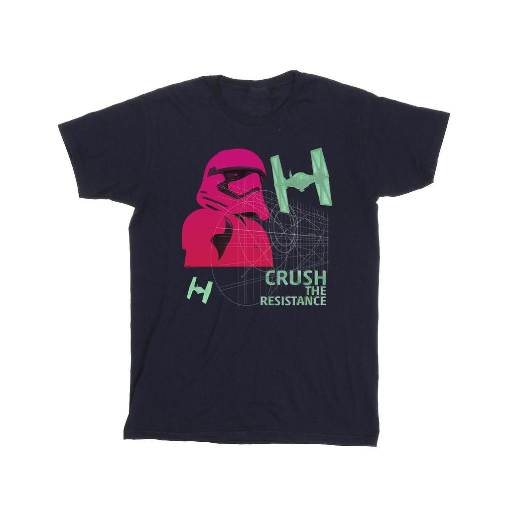 Star Wars Mens First Order Stormtrooper Neon T-Shirt