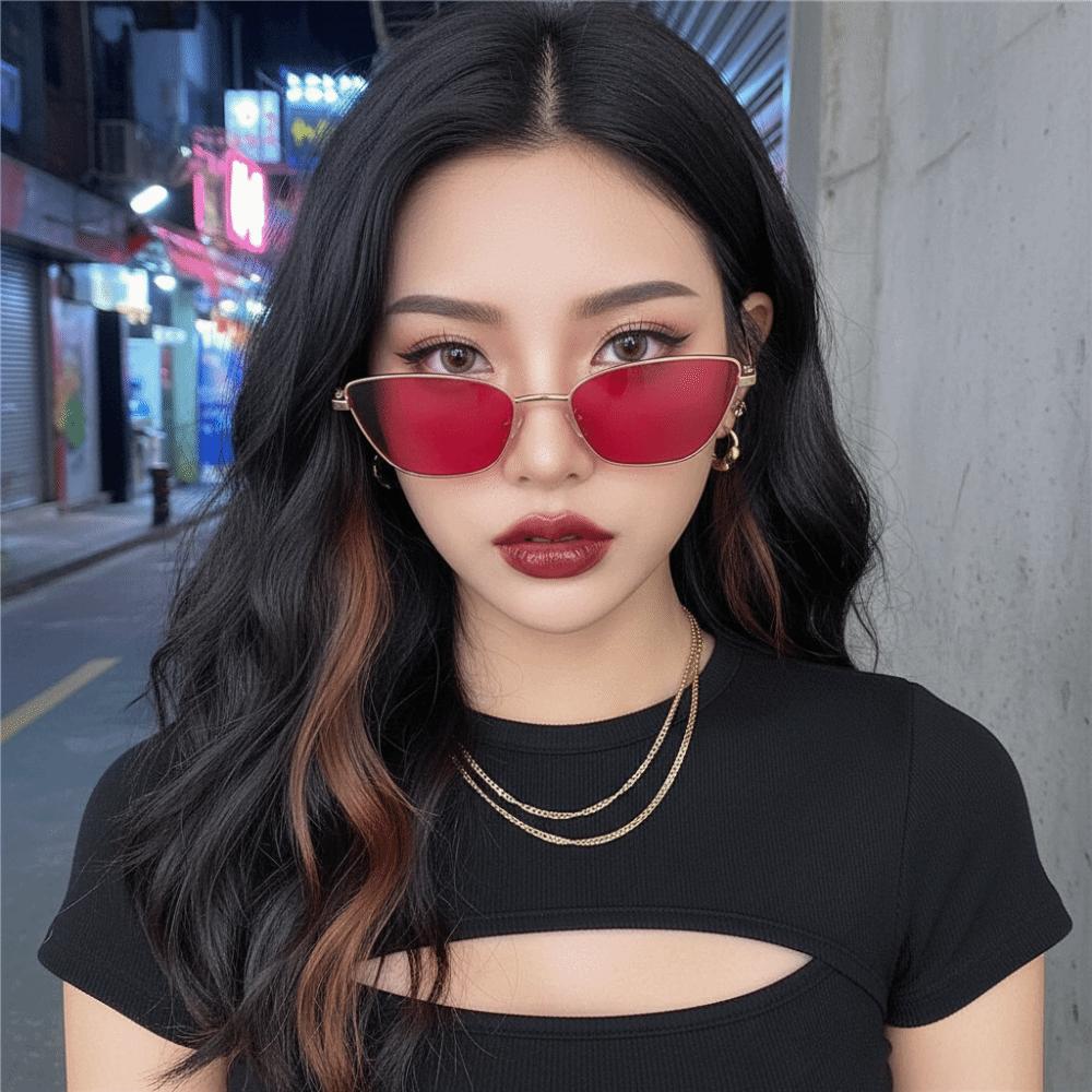 Vintage Metal Framed Sunglasses Metal UV Protection Sunglasses Travel