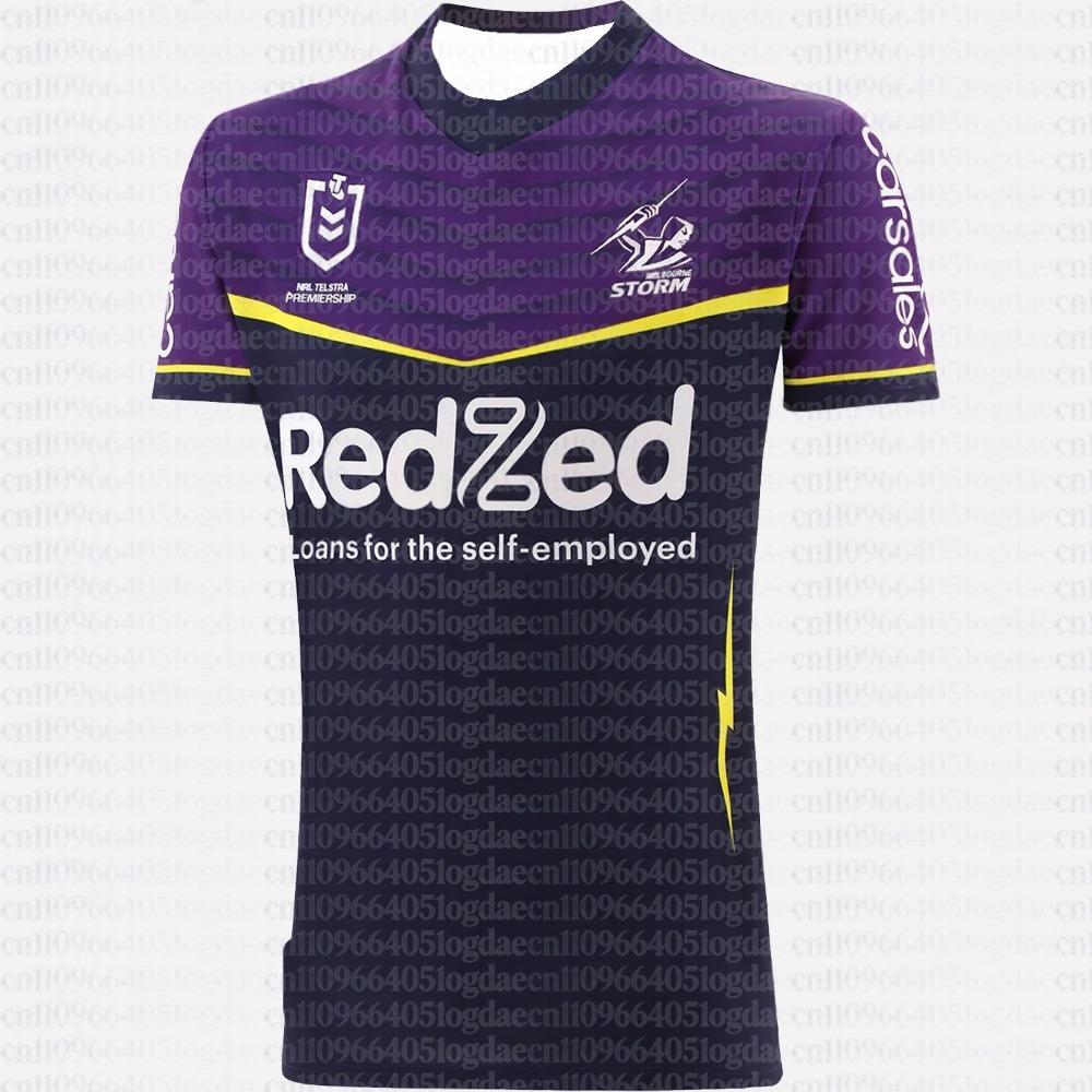 Мужская футболка для регби Melbourne Storm 2026, Футболка для австралийского футбола, Футбольная футболка, Повседневная спортивная одежда для взрослых, 3D-печать S