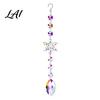 Faux Crystal Sun Catcher for Windows Catcher Hanging Prism Suncatcher Snowflake Rainbow Maker Pendant Artistic Home Decor Gifts Window Christmas