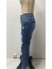 High Waist Ripped Skinny Stretch Jeans for Women - Slimming and Versatile Casual Fashion