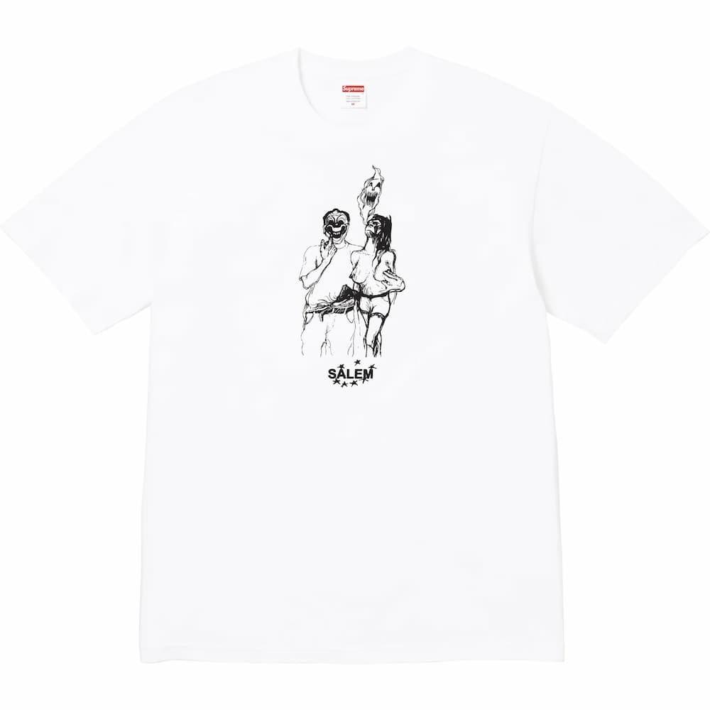 824031 Supreme SALEM Tee White S