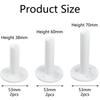 6 Pcs Golf Rubber Driving Range Tees Mixed Size Available for Golf Practicing