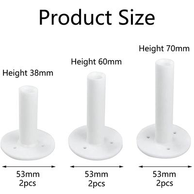 Neue 6 Stück Weiße Gummi Driving Range Tees Halter zum Golfüben 53mm Durchmesser