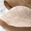 Women's Summer Hat Korean style Hollow Knitted Bucket Hat Casual Sunshade Fisherman Cap Sun Hat Female Sun Cap